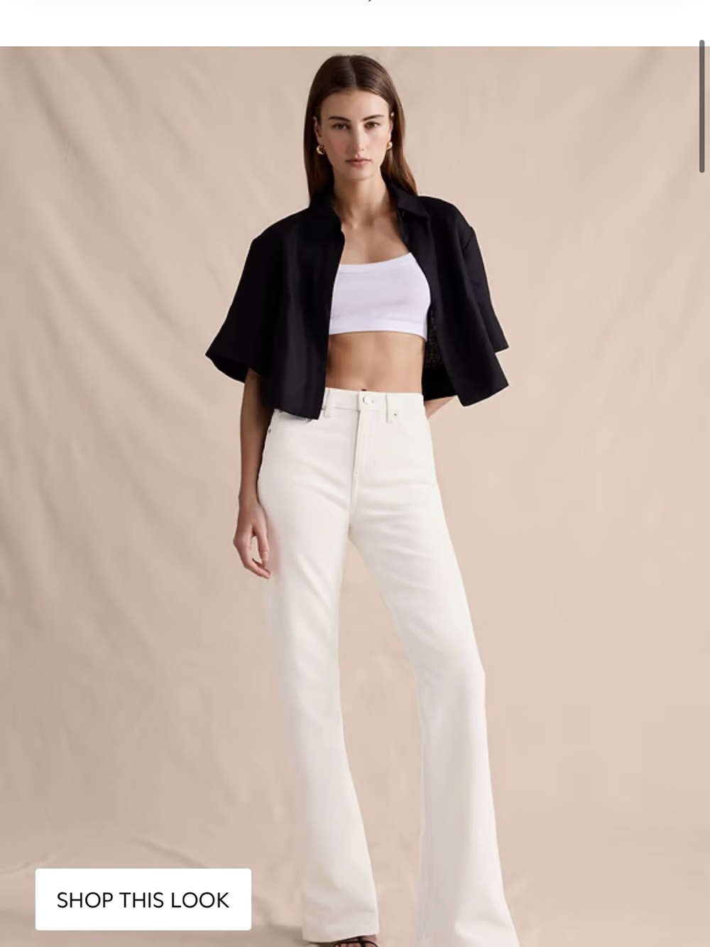 High-Rise Bootcut Jeans